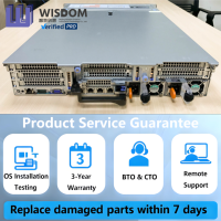 热销戴尔 Poweredge R740 2U 2-socket 网络系列服务器 R730 R750 R760XS 用于虚拟化的计算机机架服务器