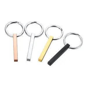 Benutzer definierte Sicherheit Edelstahl Graviert personal isierte Schlüssel bund für Frauen Geschenk