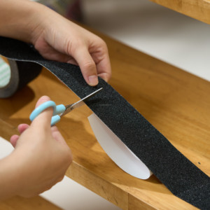 Nastro <span class=keywords><strong>Adesivo</strong></span> Protettivo Larghezza 50mm Lunghezza 50m Nastro Antiscivolo in PVC Opaco Colore Azzurro - Product Image 4