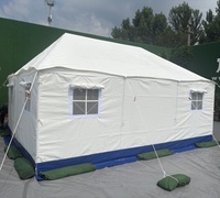 Tente triple couche pour 10 personnes, toutes saisons, avec isolation thermique, grand espace, imperméable et résistante au vent, idéale pour le froid