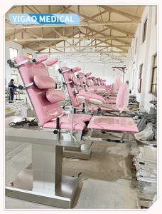 Lit d'<span class=keywords><strong>examen</strong></span> gynécologique obstétrical médical électrique YGP02 pour clinique, <span class=keywords><strong>table</strong></span> de médecin gynécologue pour patient - Product Image 5