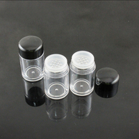 10ml velours poudre conteneur pot 10g cosmétique pot de stockage de poudre en vrac 6117 plastique vide maquillage paillettes bouteille pot