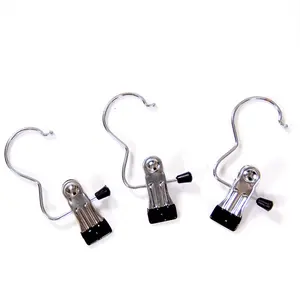 Bestsellers Jeans display stainless iron metal spring non-slip trouser socks single clip hanger