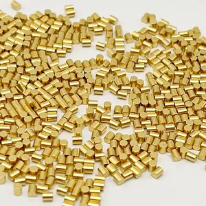 Custom 1.8mm Diameter 10u'' Gold Plated Brass Pin Contacts Ball