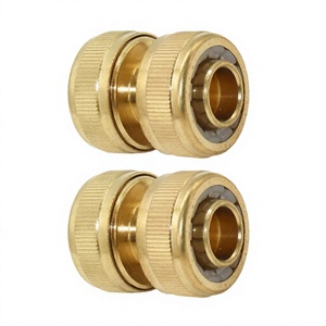 Conector Rápido de Latón para Manguera de Riego de Jardín de 3/4'' con Fácil Instalación para Herramientas de Jardín - Product Image 4