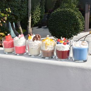 Velas Aromáticas de Cera de Soya Oshine con Forma de Postre para Decoración de Mesa en Fiestas de Cumpleaños, con Diseño de Comida - Product Image 5