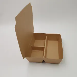 Box Container Disposable Portable Packaging Food Paper Container Boxes