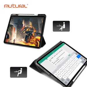 جهاز iPad من جلد البولي يوريثينجلي Mutural من جلد البولي يوريثينال الساخن لجهاز iPad Air Pro 11 من الجيل الرابع