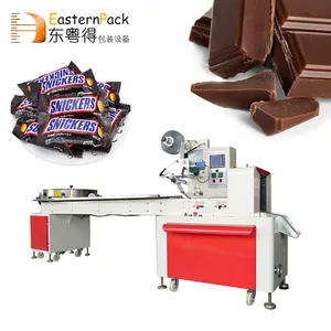 Automatic Horizontal Packaging Food Plastic spoon For Pillow Flow Wrapping Candy Chocolate Soap Biscuit Breads Packing Machine