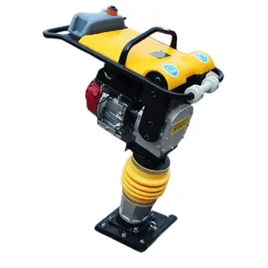 Super promotion Hand Held Impact Vibrator Soil Tamping Rammer Electric Ground Jumping Jack Compactor HCR 90 Tamping Rammer