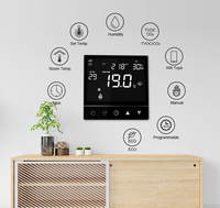 Termostato Inteligente Digital Programable Comfurter 16A 20A Tuya para Calefacción por Suelo Radiante, Termostato de Habitación con Wifi