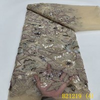Dentelle française noire africaine, dentelle en filet, tulle, dentelle en tulle avec velours, robe de mariée pour fête