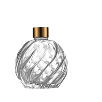 Bouteille d'aromathérapie en gros 3oz 7oz Bouteille en verre pour diffuseur Bouteille pour diffuseur à rayures