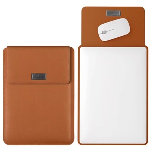 Laudtec - Maletín para Portátil de Piel Sintética con Logotipo Personalizado para <span class=keywords><strong>Macbook</strong></span> <span class=keywords><strong>Air</strong></span> 15.3, Funda Protectora Portátil para Oficina, con Almohadilla para Ratón, Almacenamiento Dnb162, Venta al por Mayor, OEM/ODM/Marca Privada - Product Image 2