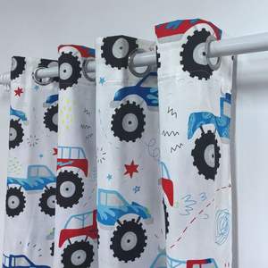 Enfants Microfibre Fenêtre Rideau 100% Polyester Tissu Dessin Animé Motif Pépinière Enfants Chambre Traitement Inclus - Product Image 5