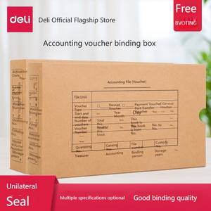 Haute qualité Deli PJ101 10 boîte de documents comptables 7.1 broches bon boîte de rangement <span class=keywords><strong>comptabilité</strong></span> générale fichier organisation boîte dossier de haute qualité - Product Image 2