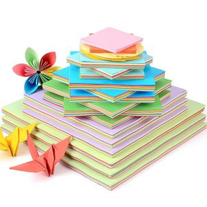 Papier carré origami fait main de 15 cm, couleur unie, pour cadeaux, artisanat, bricolage, impression en héliogravure - Product Image 5