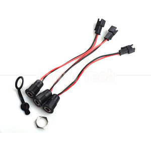 كابل موصل DC 022 x ، x ، x ، مقبس أنثوي مُثبت بخيط إلى jsm 2 دبوس - Product Image 5