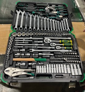 Bộ dụng cụ cầm tay gia dụng 180 món, bộ cờ lê, bộ dụng cụ sửa chữa chuyên nghiệp, bộ cờ lê cơ khí ô tô - Product Image 2