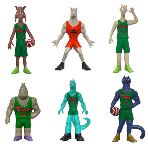 Nouvelles figurines de bureau Miracle Dream Team de 3 à 4,<span class=keywords><strong>5</strong></span> pouces, modèle sportif, poupée, ornement, jouet, lot de 8 - Product Image 3