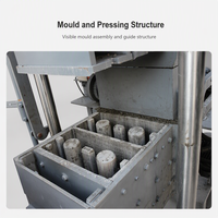 Vente directe d'usine, machine à fabriquer des briques RPT2-10, capacité de production de 8 heures, 5760 briques, entièrement automatique