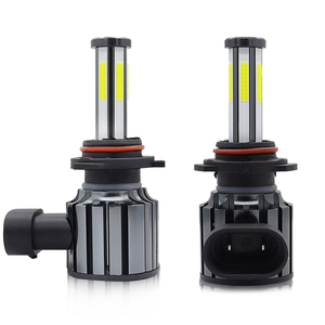 Nouvelle ampoule de phare COB de remplacement, faisceau haut/bas H4 H7 H11 9005 9006 9012 H13 60W 12V 10000 Lumens 6000K, ajustement universel - Product Image 2