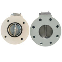 Vanne papillon en aluminium et cuivre pour transformateur de climatisation, DN80 DN100 DIN42560, revêtement C5, résistante à la corrosion, conception sur mesure