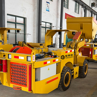 Pelle minier Xinguoyi Scooptram 4x4 robuste, capacité de 1,2T, moteur et pompe contrôlés par PLC, pneus antidéflagrants