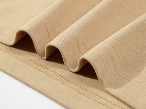 T-shirt de luxe pour hommes Nouveau design Coton lourd Coupe ample Boxy Tees Petite épaule tombante Logo personnalisé Surdimensionné Blanc 100% Coton - Product Image 4