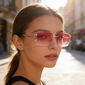 <span class=keywords><strong>Occhiali</strong></span> <span class=keywords><strong>da</strong></span> <span class=keywords><strong>Sole</strong></span> Senza Montatura di Lusso OEM ODM per <span class=keywords><strong>Uomo</strong></span>, <span class=keywords><strong>Lenti</strong></span> <span class=keywords><strong>Polarizzate</strong></span> Quadrate Colorate alla Moda, <span class=keywords><strong>Occhiali</strong></span> Unisex UV400 all'Ingrosso - Product Image 3