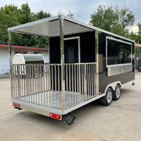 Tune Mobile-remolque de comida rápida, quiosco, carro de Taco, tienda de maíz dulce, Mini carrito de comida en venta