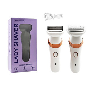 Dry Wet Electric Lady Shaver for Painless Private Parts and Underarm Hair Removal, Women All Over Body Trimmer for Home Use
