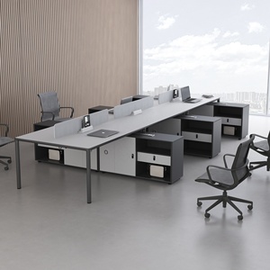 <span class=keywords><strong>Table</strong></span> de secrétaire de bureau en forme de L, meuble de bureau, moderne, avec tiroirs de rangement, nouveau Design, 2022 - Product Image 4