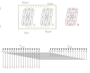<span class=keywords><strong>16</strong></span> đoạn <span class=keywords><strong>LED</strong></span> hiển thị 0.8 inch 2 chữ số ánh sáng màu xanh cao rõ ràng Số nhân vật màn hình dụng cụ điện tử bảng điều khiển kỹ thuật số - Product Image 3