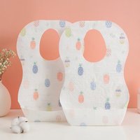 Bavoirs jetables épaissis pour bébés Emballage individuel Bavoirs d'alimentation pour bébés
