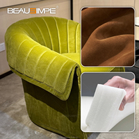 Fauteuil moderne Manta Fauteuil simple luxueux en velours vert Fauteuil lounge inclinable pour le salon Fauteuil d'appoint à siège unique