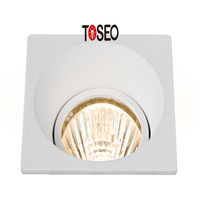 Spot lumineux Led Cob encastrable pour le plafond, lumière luisante, en Aluminium moulé, luminaire décoratif d'intérieur, 5w, GU10, produit en vogue