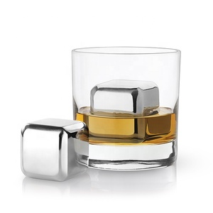 Cubitos de hielo de piedra de acero inoxidable 304 reutilizables, piedras <span class=keywords><strong>para</strong></span> enfriar whisky, precio barato, OEM - Product Image 3