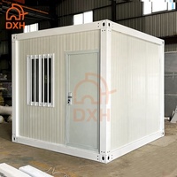 DXH Construction Site – Maison/ Bureau modulaire préfabriqué à installation rapide de 10, 15, 20 et 30 pieds avec toilettes