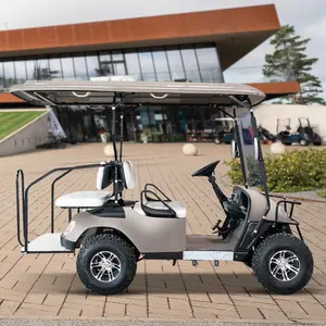 4 People Golf Big Wheel 2+2 Golf Carts Electric Battery Golf Cart