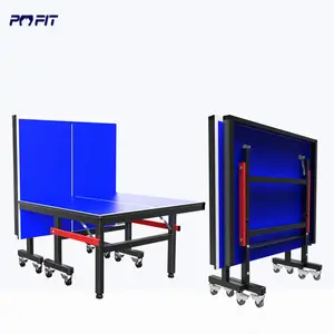 Folding indoor tennis a tables accessories pingpong table outdoor waterproof table tennis top with movable wheels