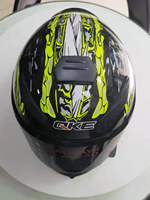 Casque de moto bleu clair en vente directe d'usine, casque intégral personnalisé