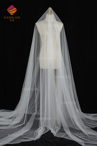 Tulle souple brillant effet illusion de 3 mètres de large, 100 % nylon, pour broderie, <span class=keywords><strong>tissu</strong></span> <span class=keywords><strong>transparent</strong></span> en maille pour voile de mariée élégant - Product Image 4