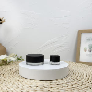 Frasco de vidrio con tapa CR a prueba de pequeños recipientes para especias Cosméticos Artesanía - Product Image 1