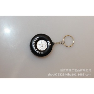 Pu Tire Keychain Fidget Toy High <b>Rebound</b> Stress Relief Unisex 14 Years Up - Product Image 3