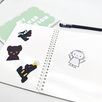 Livre d'autocollants de dessins animés, autocollants en vinyle imperméables réutilisables, pour enfants et adultes, bricolage, scrapbooking, journal, ordinateur portable, ensemble d'autocollants décoratifs