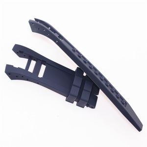 Grande Stock vendita Silicone cinturino in gomma morbido traspirante nero blu cinturino per orologio Invictas 34mm - Product Image 4