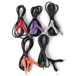 Peslief 1,8 m Silicona RCA Clipcord Cable 5 colores Suave Fácil de usar Bobina duradera de larga duración Tatuaje Accesorios de maquillaje permanente - Product Image 1