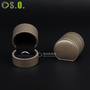 Factory Direct Half Round Pu Jewelry Packaging Box <b>Set</b> For All Jewelry Types With Custom Logo For Bulk Orders - Product Image 6