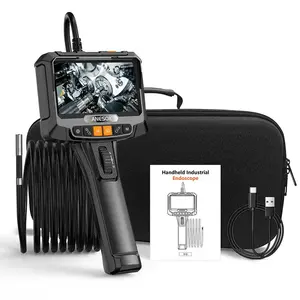 HD 1080P Handheld Car Detector with Screen 5.5mm Waterproof Lens Pipe Camera Peep Mirror Worker Industrial Endoscope